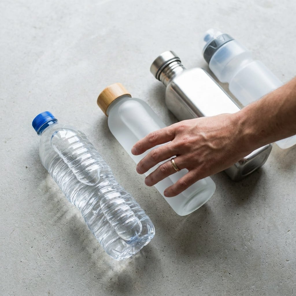 Diferentes aguas embotelladas para comparar antes de elegir